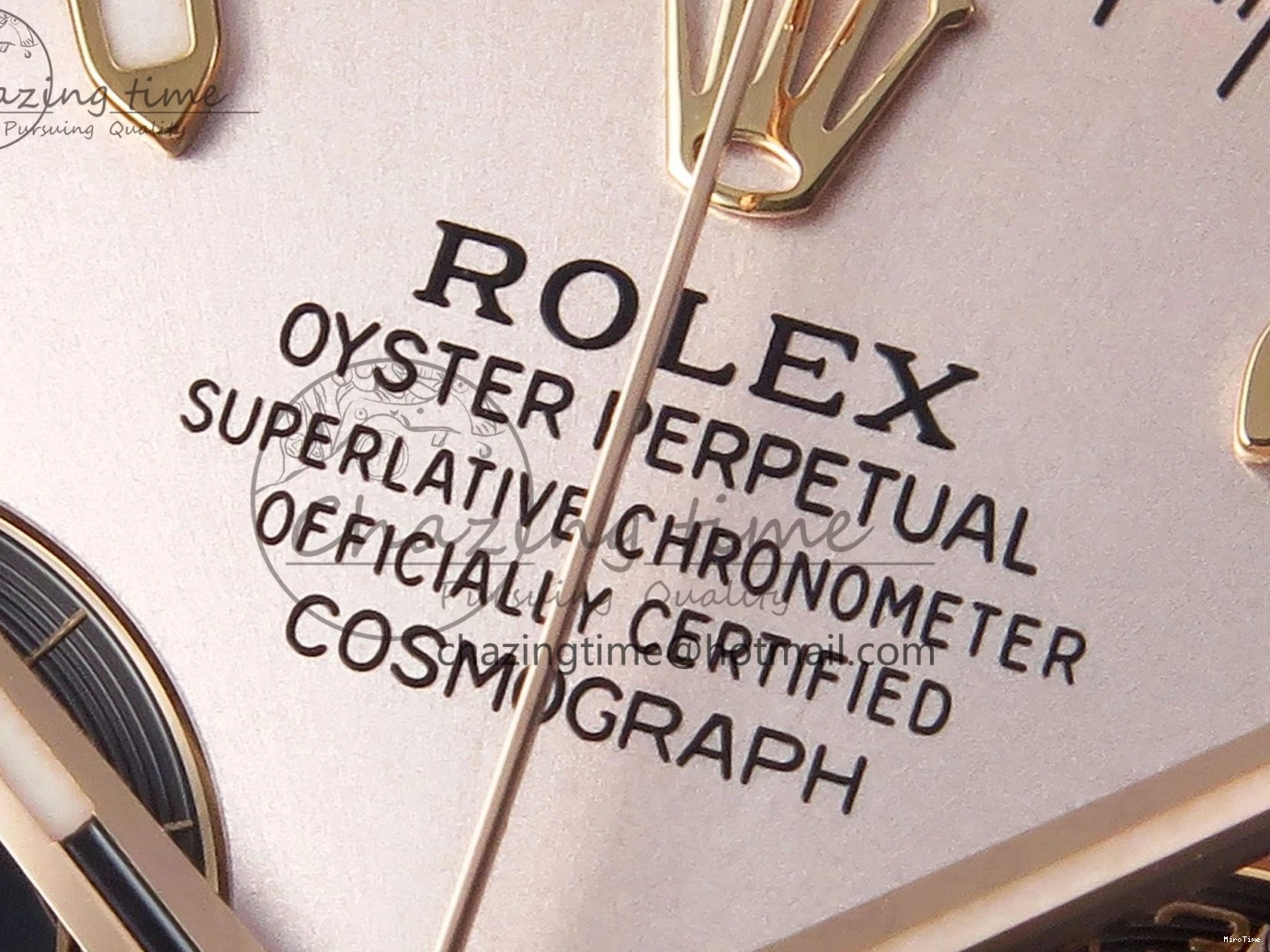 MiroTime 0416 Daytona 116515 Clean 1:1 Best Edition Silver Dial RG Markers on Oysterflex Strap SA4130 V WrinkleFree 1965